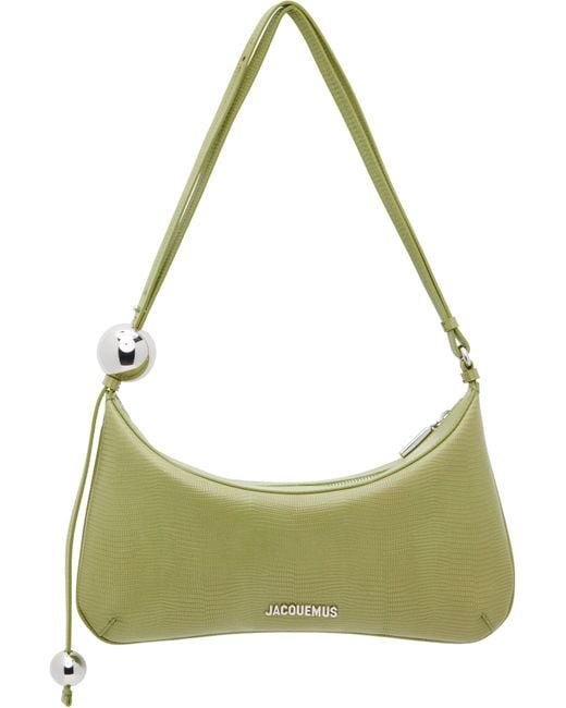 Jacquemus Green La Croisière 'The Large Bisou Perle' Bag