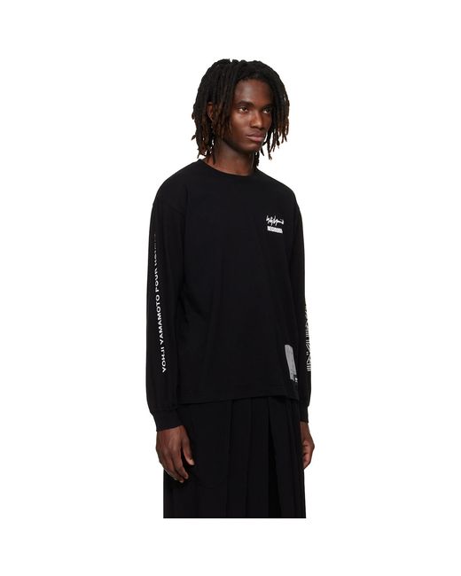 Yohji Yamamoto Black Neighborhood Edition Ls T-shirt for men