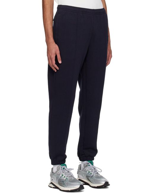 Lacoste Blue Navy Patch Sweatpants for men