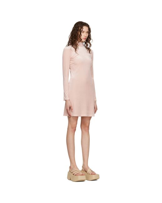 ROKH Black Mask Mini Dress