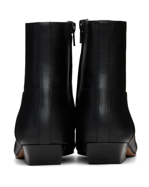 Khaite Black Marfa Ankle Boots