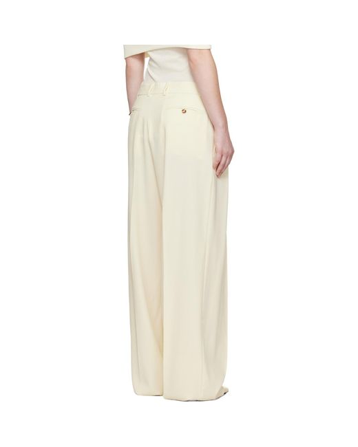 La Collection White Off- Ira Trousers