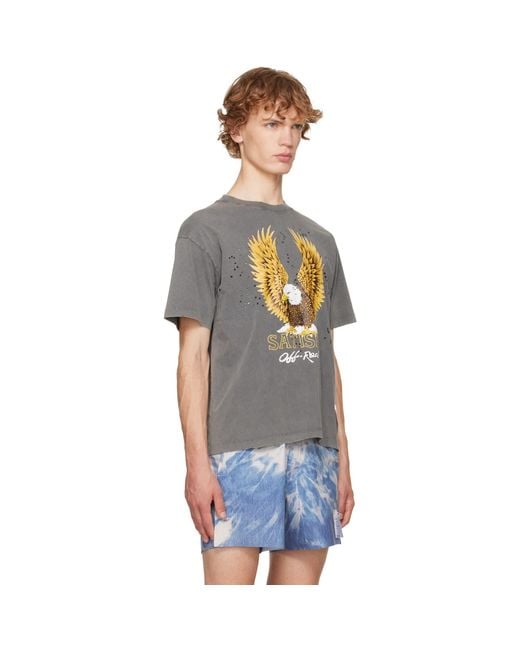 Satisfy Gray Mothtech T‑Shirt for men