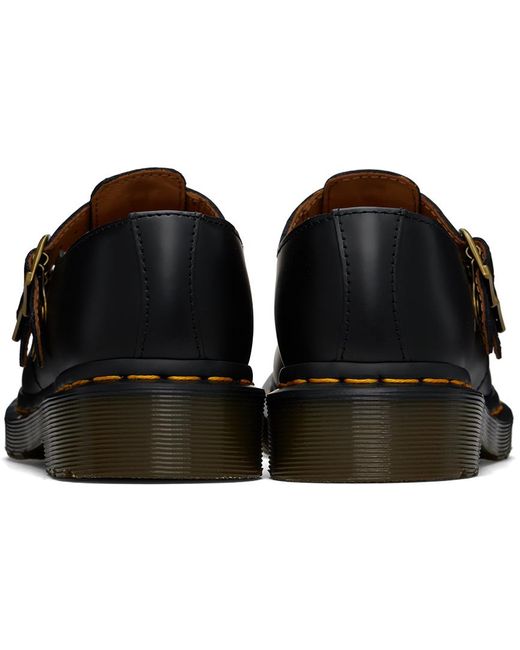 Flâneurs de style charles ix 8065 noirs en cuir poli Dr. Martens en coloris Black