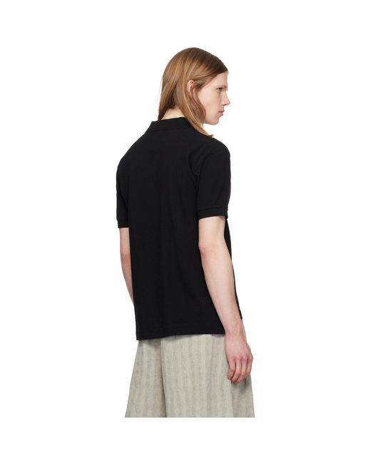 COMME DES GARÇONS PLAY Black Heart Emblem Polo for men