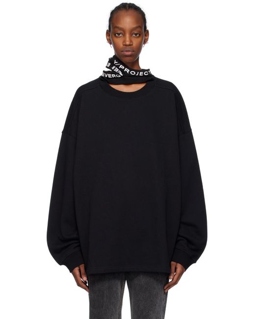 Y. Project Black Triple Collar Sweatshirt