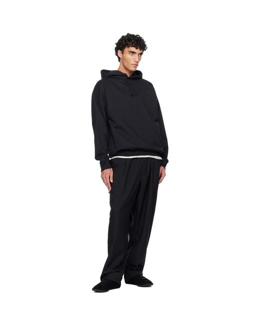 Y-3 Black Ft Hoodie for men