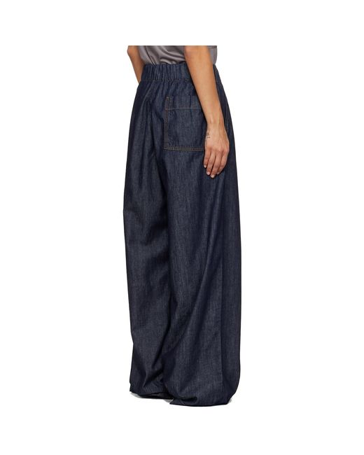 Dries Van Noten Blue Wide Leg Jeans
