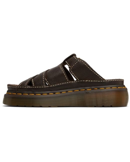 Dr. Martens Black Maxxy Slide Sandals