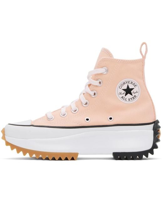 Baskets run star hike roses Converse en coloris Black