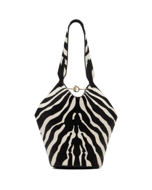 Khaite Black Mini Lotus Tote