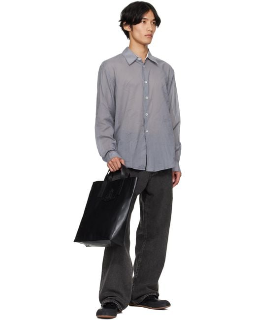 Vivienne Westwood Black Leather Sarah Medium Tote for men