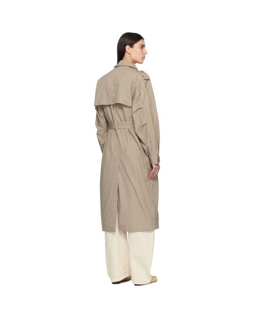 Isabel Marant Black Chilma Trench Coat