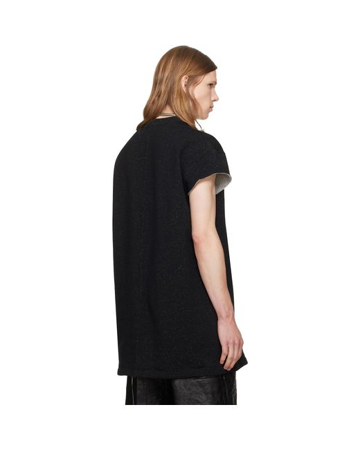 Rick Owens Black Tower Jumbo/T-Shirt for men
