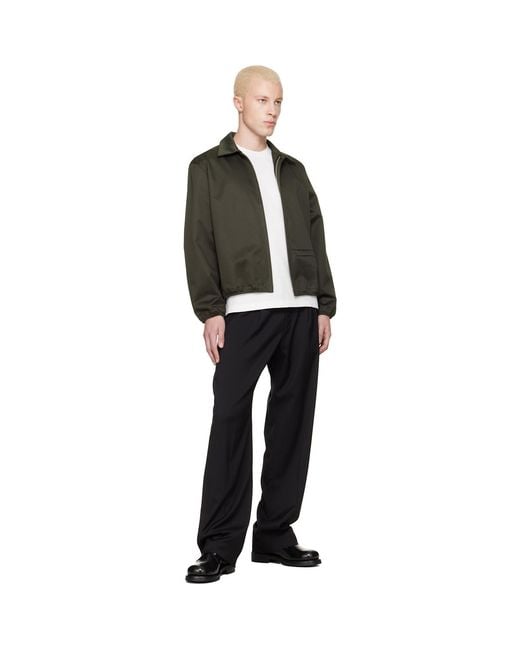 Lady White Co. Black Khaki Point Jacket for men