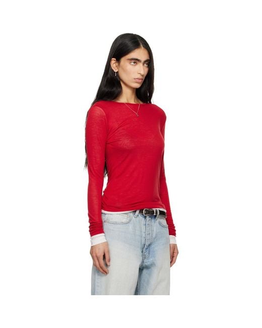 TONYWACK Layered Long Sleeve T-Shirt