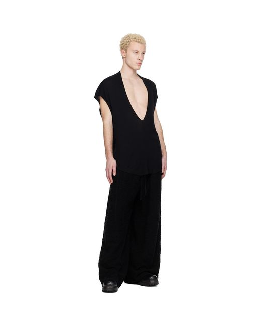 Julius Black Dk Wide Trousers for men