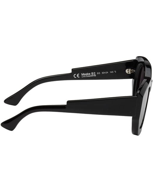 Kuboraum Black B2 Sunglasses for men