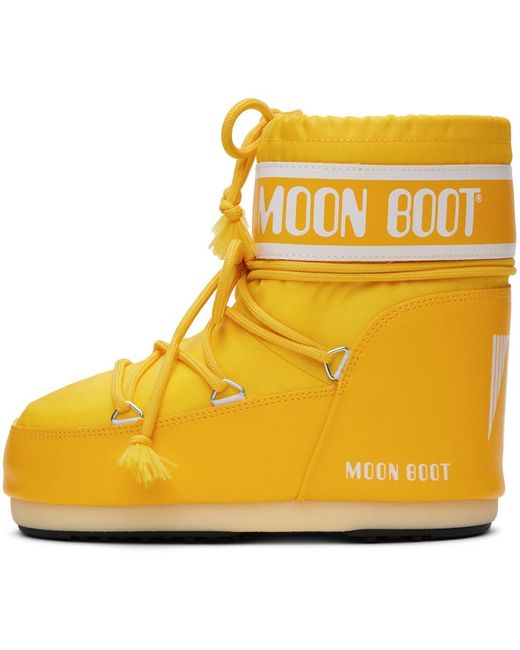 Moon Boot Yellow Icon Low Boots for men