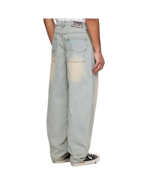 Dime Multicolor Baggy Jeans for men