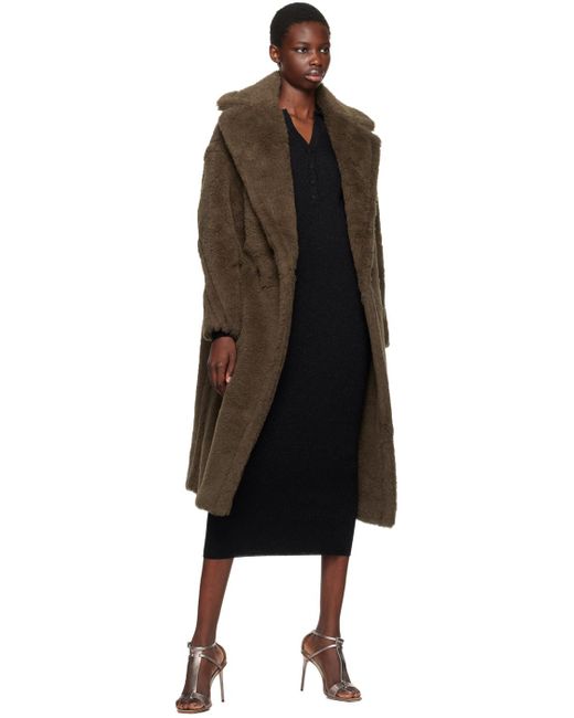 Max Mara Black Frais Midi Dress