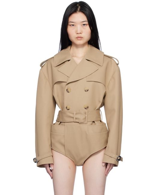 Coperni Natural Body Trench Coat
