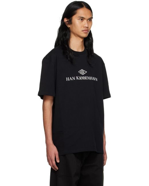 メンズ Han Kjobenhavn Ssense限定 ブラック Tシャツ Black