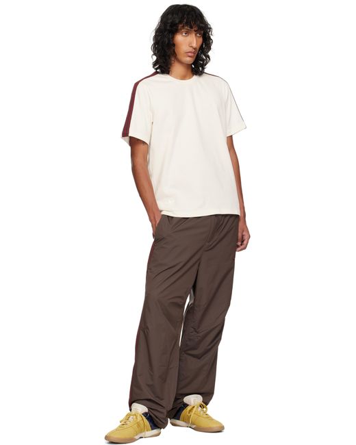 メンズ Wales Bonner Adidas Originalsエディション ブラウン タフタ トラックパンツ Brown