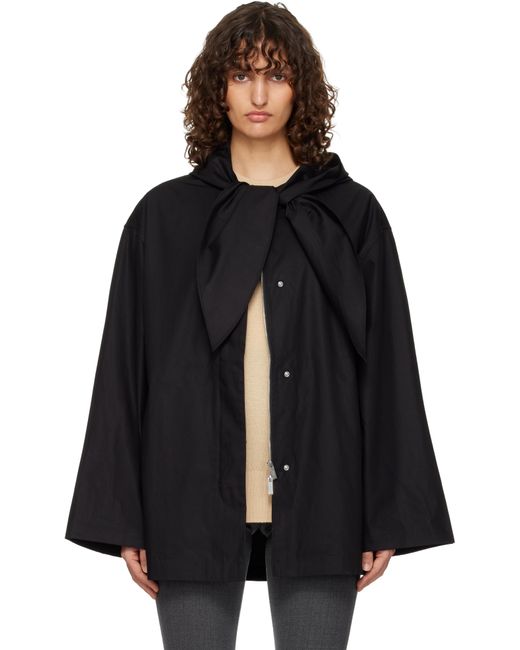 TOTEME レディース ブラック Technical Scarf ジャケット