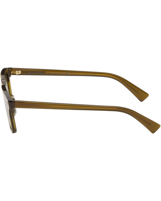 Bottega Veneta Black Triangle Sunglasses for men