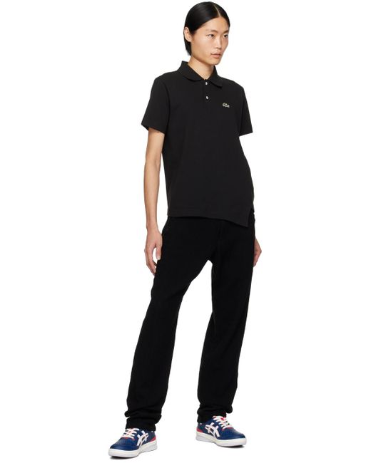 Comme des Garçons Comme Des Garçons Shirt Black Lacoste Edition Polo for men