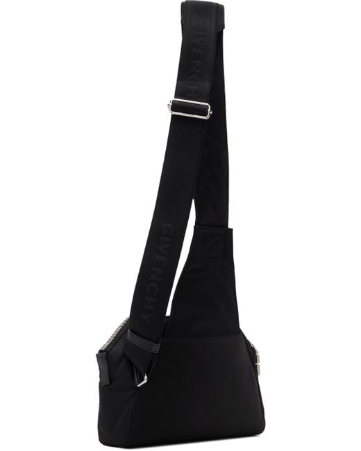 Givenchy Black Antigona U Crossbody Bag for men