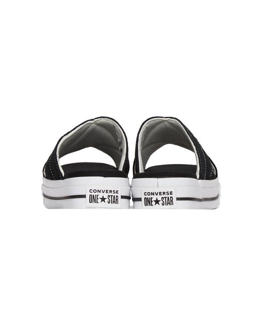 black converse sandals