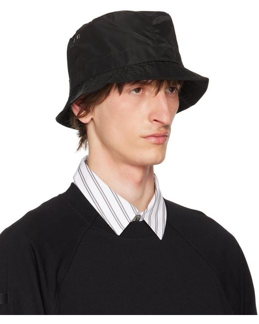 Jacquemus Black Le Bob Ovalie Bucket Hat