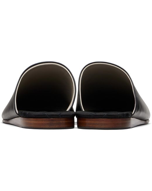 KENZO Black Paris -Luke' Mule Slip-On Loafers for men