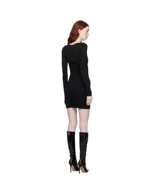 Dion Lee Black Ventral Minidress