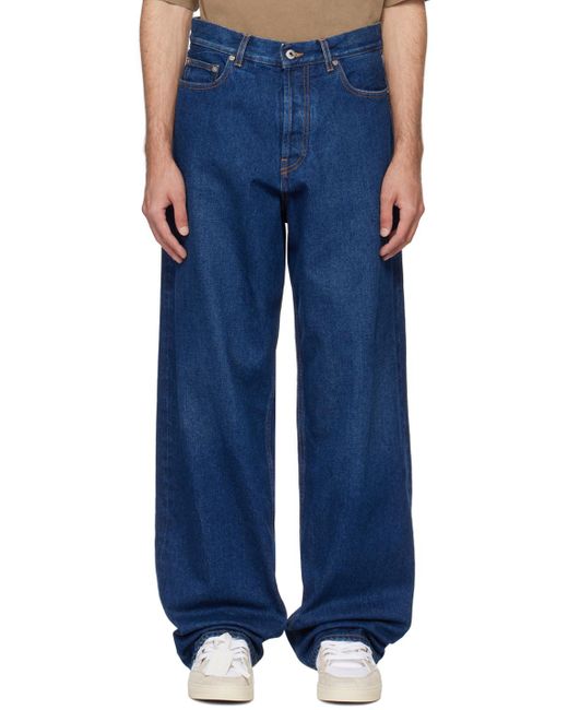 Off-White c/o Virgil Abloh Blue Arr Tab Jeans for men