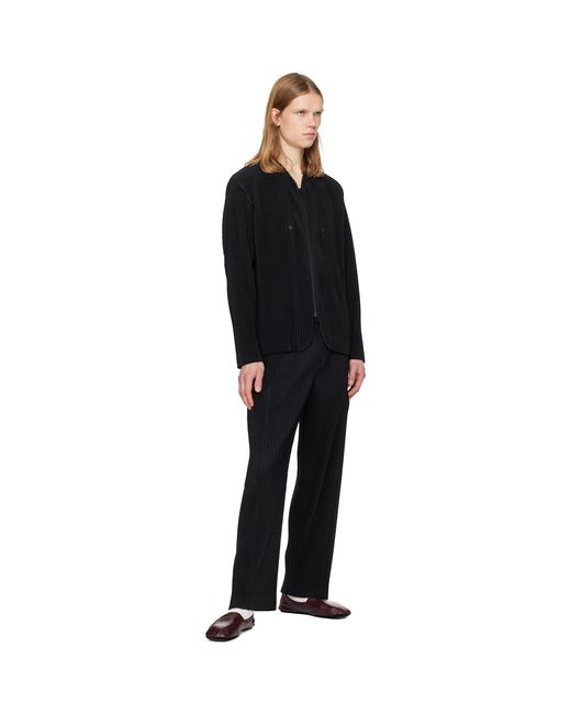 Homme Plissé Issey Miyake Black Quarry Jacket for men