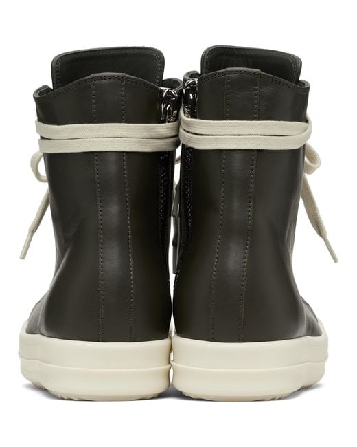 Rick Owens Black Concordians Sneakers