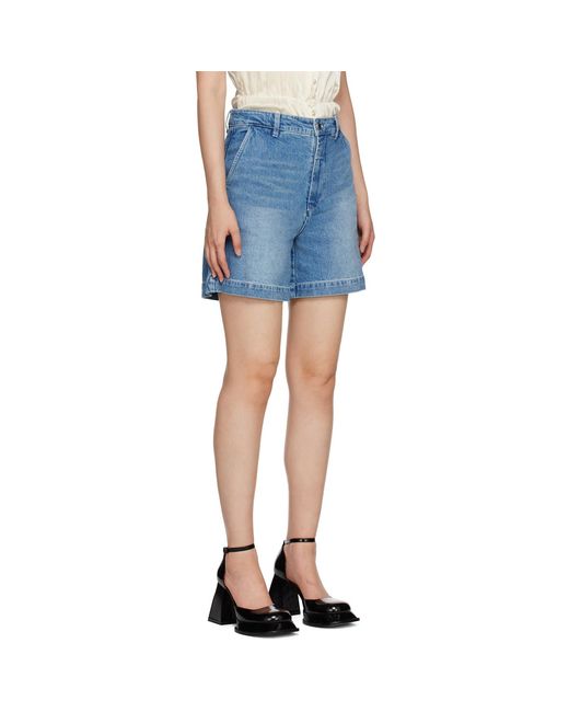 ShuShu/Tong Ssense Exclusive Blue Double Layer Jeans