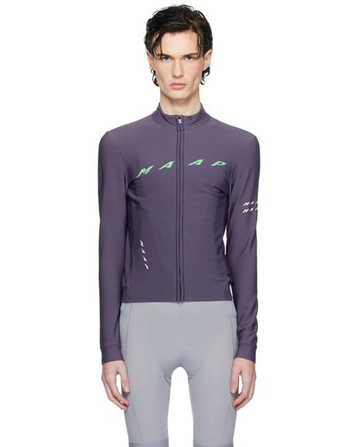 MAAP Blue Level Thermal Ls Jersey 2.0 T-Shirt for men