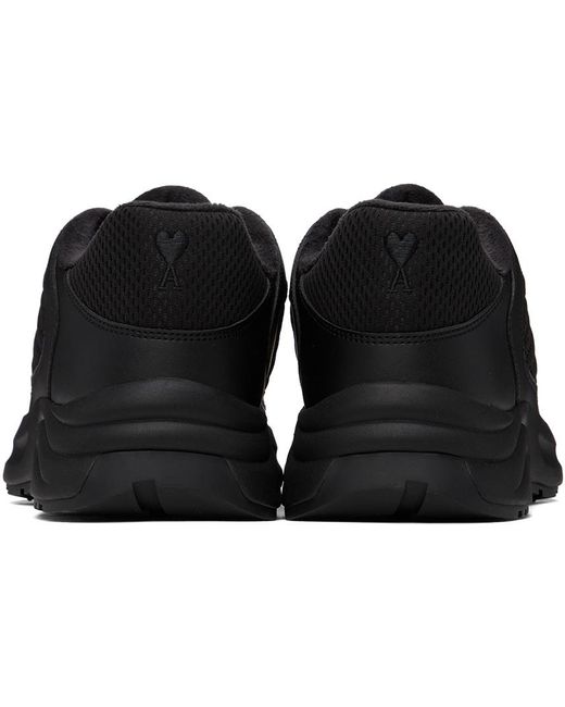 AMI Black Ami Sn2023 Sneakers for men