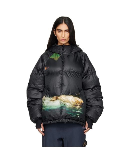 Undercover Black Ssense Exclusive Uc2E9204 Down Jacket