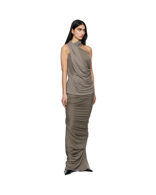Entire studios Black Dia Maxi Skirt