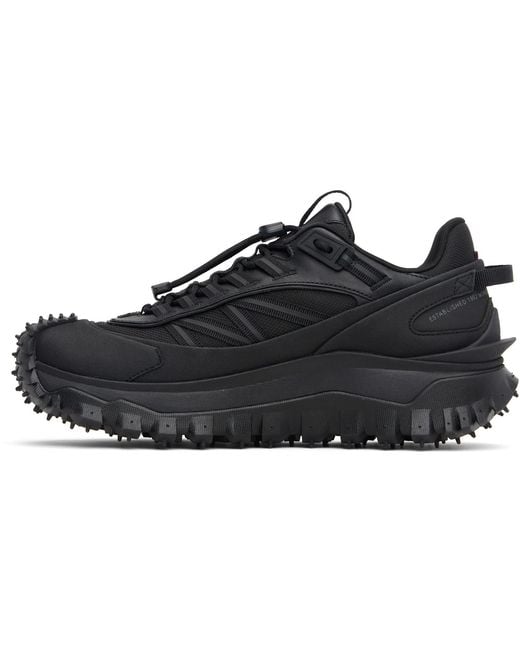 Moncler Black Trailgrip Gtx Trainers Sneakers for men