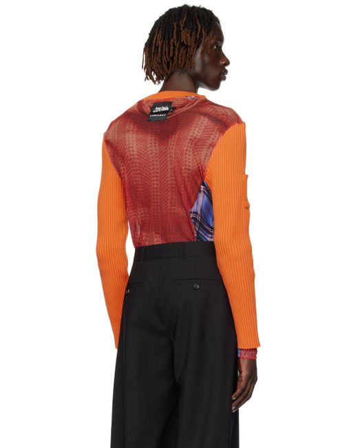 Y. Project Orange Jean Paul Gaultier Edition Long Sleeve T-shirt for men