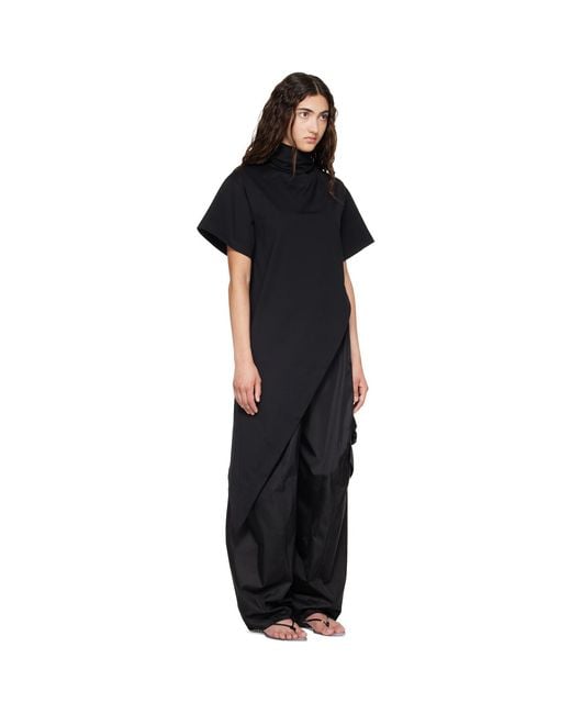 Alaïa Black Triangle Cotton Jersey T-Shirt