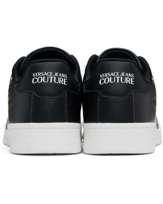 Baskets Brooklyn Noir Et Doré À Motif Barocco Versace Jeans Couture pour homme en coloris Black