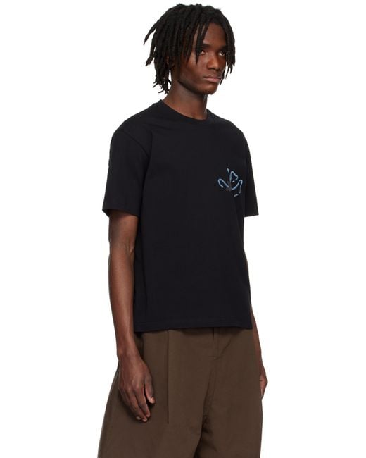 Pet Tree Kor Black Texting On Pasta T-Shirt for men
