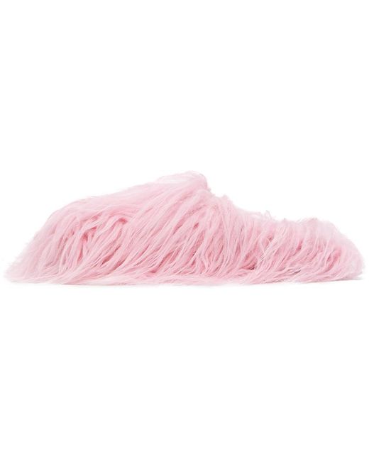 Marni Black Ssense Exclusive Pink Fussbett Sabot Loafers